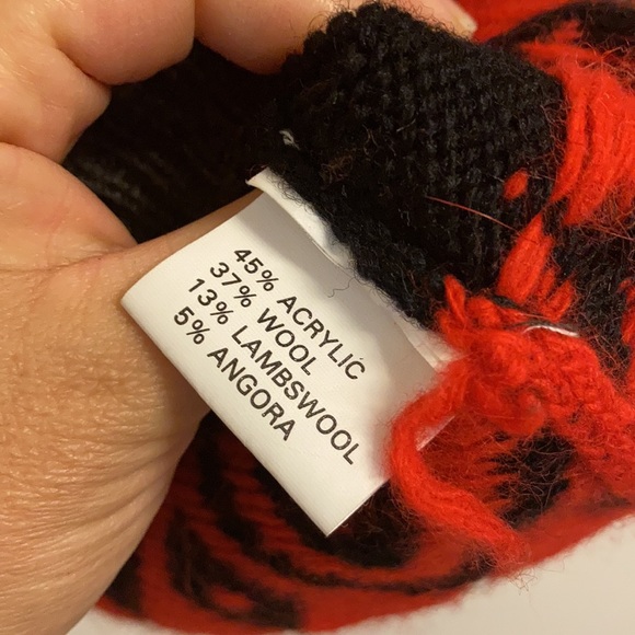 Vintage Mariachi Mouse Pom Pom Fair Isle Sweater Size Medium Ugly Sweater - Picture 9 of 10